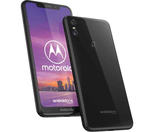 Motorola One 4/64GB Dual SIM czarny + etui - 448945 - zdjęcie